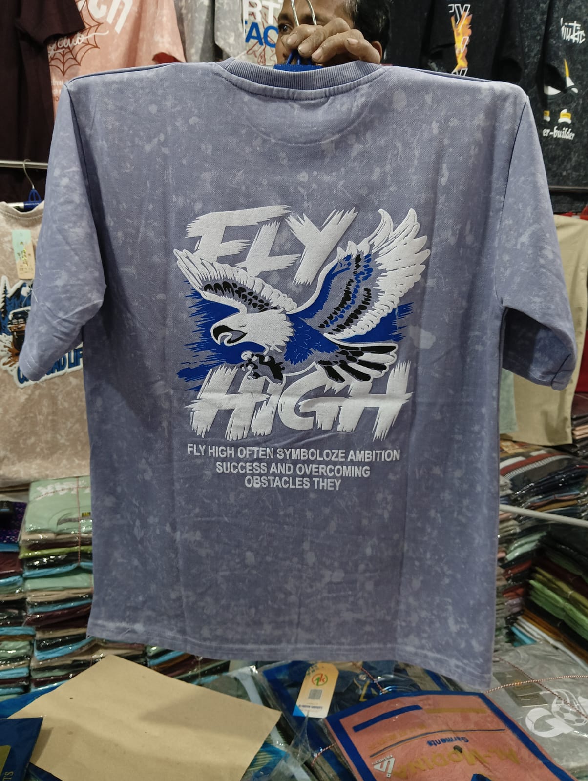 Acid Wash Drop Shoulder T-shirt
